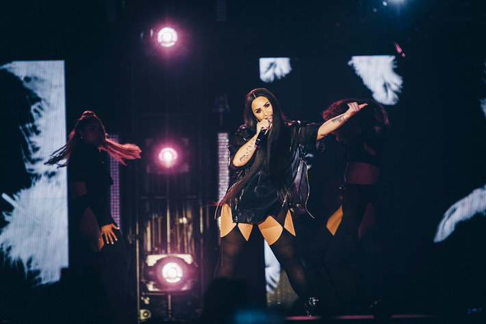 2018-06-02 - Demi Lovato från Annexet, Stockholm