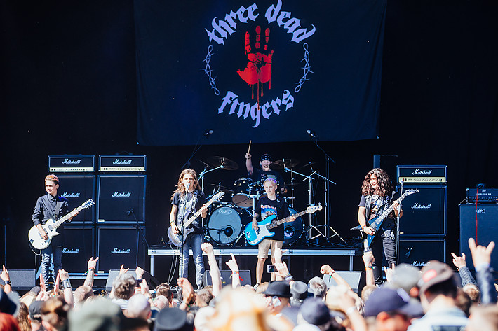 2018-06-06 - Three Dead Fingers från Sweden Rock Festival, Sölvesborg