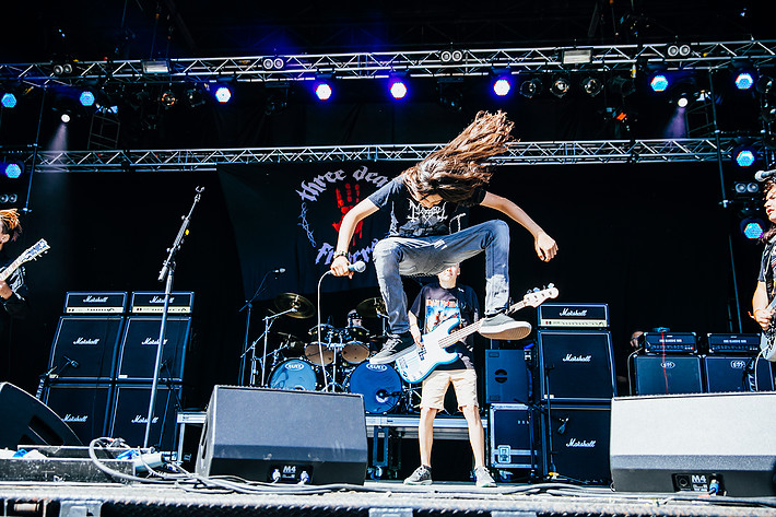 2018-06-06 - Three Dead Fingers från Sweden Rock Festival, Sölvesborg