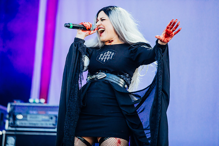 2018-06-09 - Lacuna Coil från Sweden Rock Festival, Sölvesborg