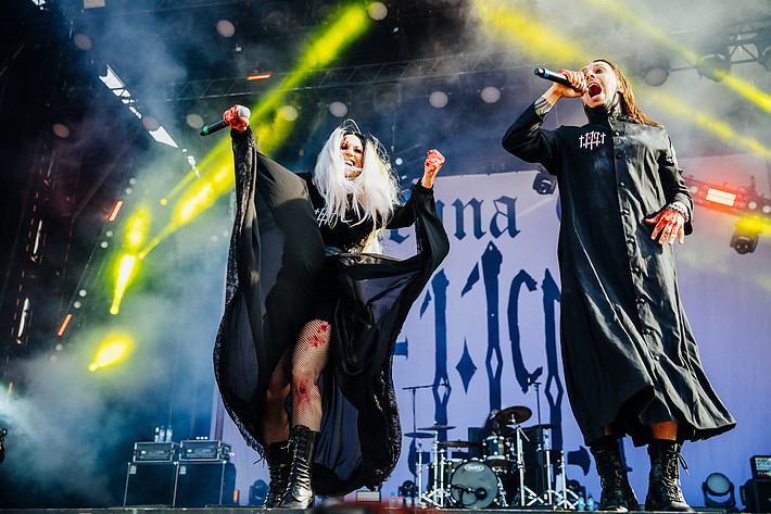 2018-06-09 - Lacuna Coil från Sweden Rock Festival, Sölvesborg