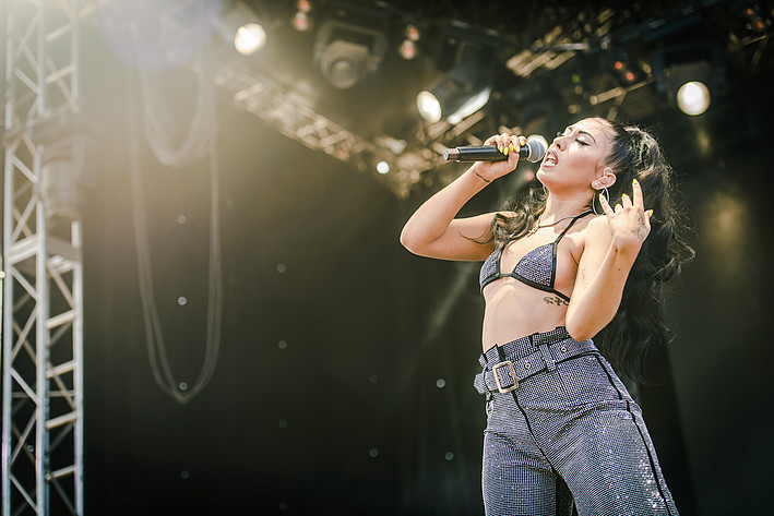 2018-07-07 - Kali Uchis från Roskildefestivalen, Roskilde