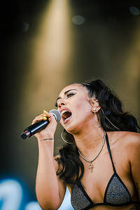 2018-07-07 - Kali Uchis från Roskildefestivalen, Roskilde