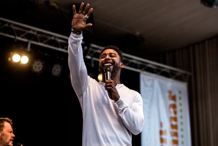 2018-07-11 - John Lundvik från Linnéparken, Växjö
