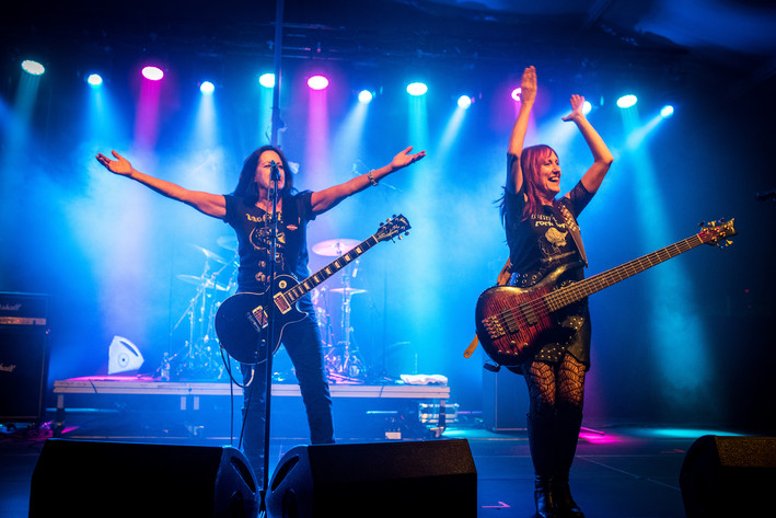 2018-08-31 - Girlschool från Statement Festival, Göteborg