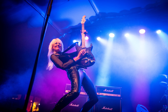 2018-08-31 - Girlschool från Statement Festival, Göteborg