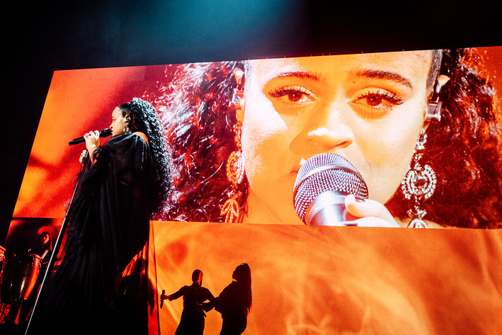 2018-10-05 - Seinabo Sey från Globen, Stockholm