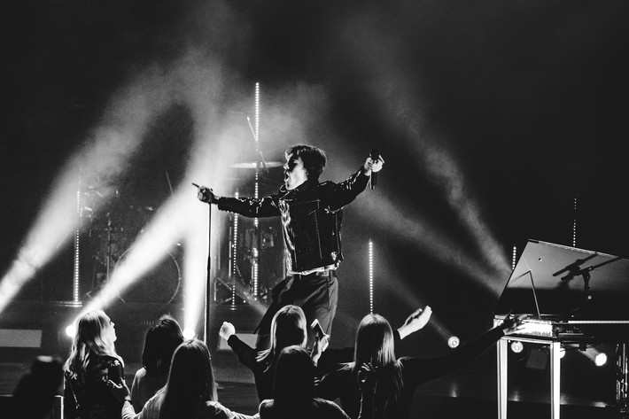 2018-10-28 - Benjamin Ingrosso & Felix Sandman från Linköping Konsert & Kongress, Linköping