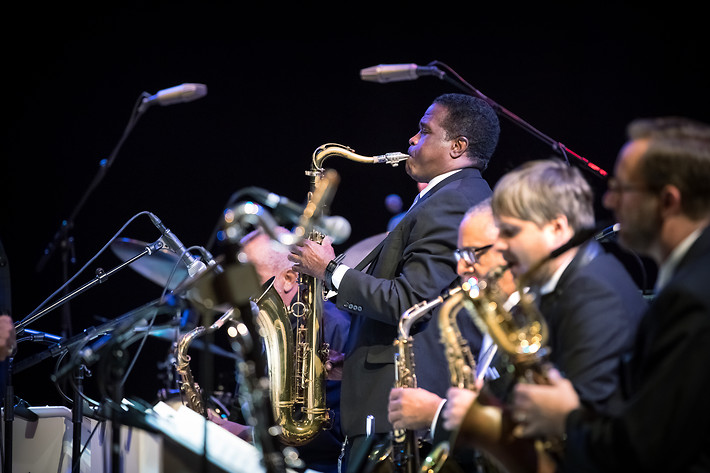 2018-11-09 - Cécile McLorin Salvant & Clayton-Hamilton Jazz Orchestra från Konserthuset, Stockholm