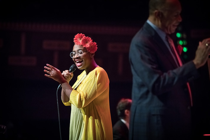 2018-11-09 - Cécile McLorin Salvant & Clayton-Hamilton Jazz Orchestra från Konserthuset, Stockholm