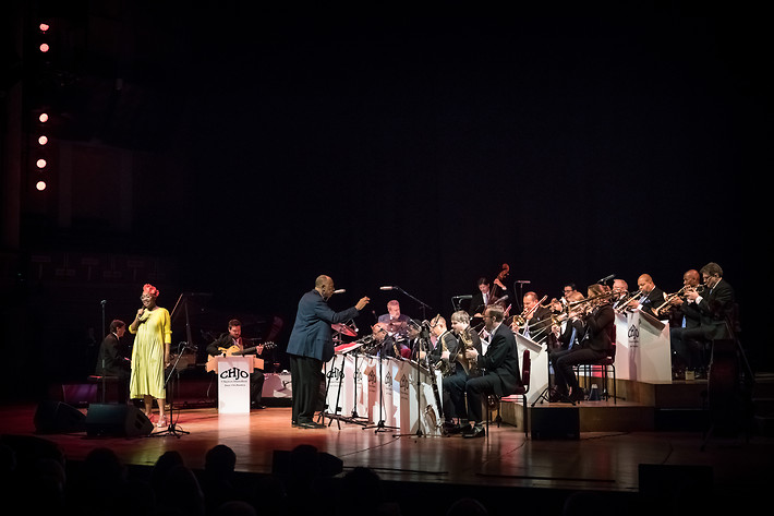 2018-11-09 - Cécile McLorin Salvant & Clayton-Hamilton Jazz Orchestra från Konserthuset, Stockholm