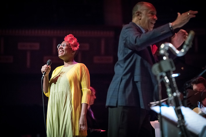2018-11-09 - Cécile McLorin Salvant & Clayton-Hamilton Jazz Orchestra från Konserthuset, Stockholm