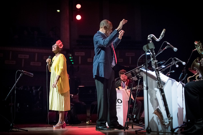 2018-11-09 - Cécile McLorin Salvant & Clayton-Hamilton Jazz Orchestra från Konserthuset, Stockholm