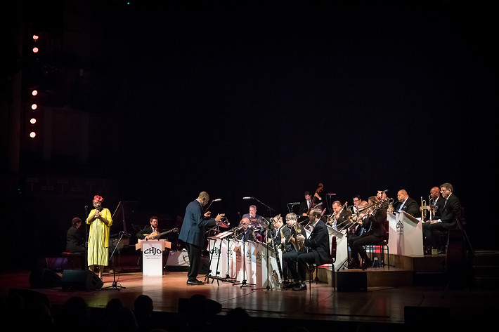 2018-11-09 - Cécile McLorin Salvant & Clayton-Hamilton Jazz Orchestra från Konserthuset, Stockholm