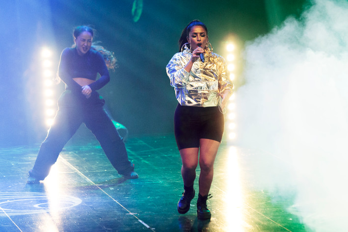 2018-12-09 - Linda Pira, Imenella & Unruly Gang från Stadsteatern, Stockholm
