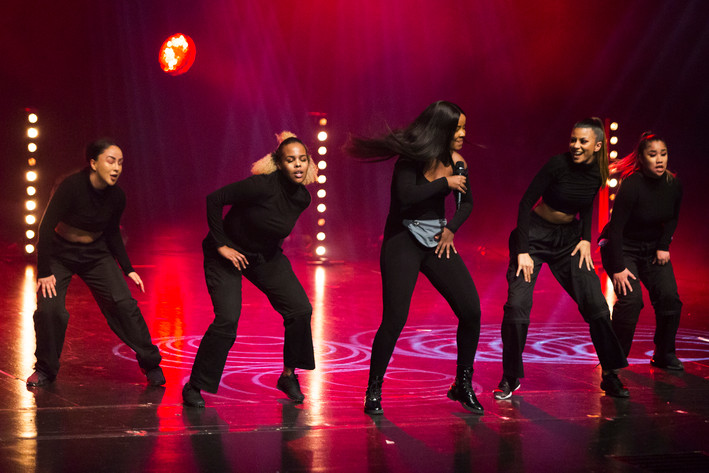 2018-12-09 - Linda Pira, Imenella & Unruly Gang från Stadsteatern, Stockholm