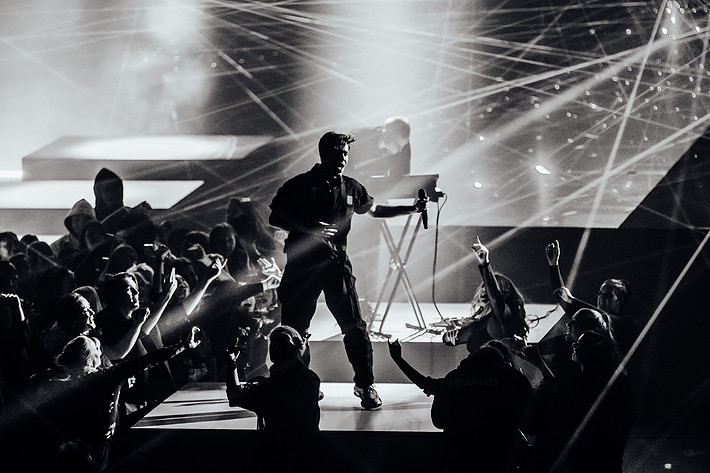 2019-01-19 - Benjamin Ingrosso från Partille Arena, Partille