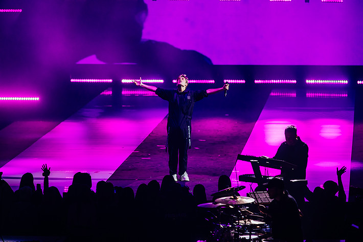 2019-01-19 - Benjamin Ingrosso från Partille Arena, Partille