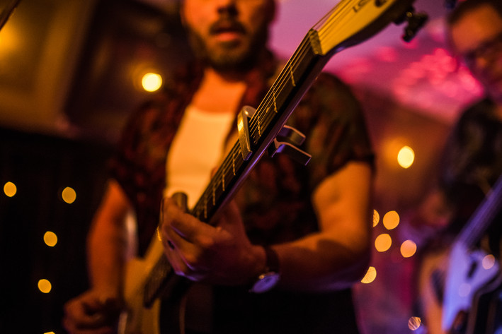 2019-02-01 - Honeyboy Slim and the bad habits från Kafé de luxe, Växjö