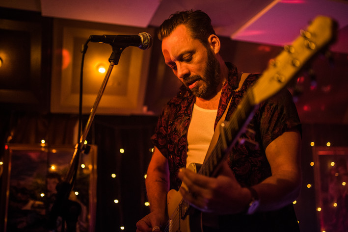 2019-02-01 - Honeyboy Slim and the bad habits från Kafé de luxe, Växjö
