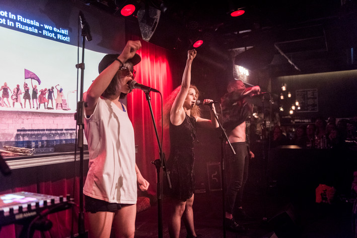 2019-02-03 - Pussy Riot från Fasching, Stockholm
