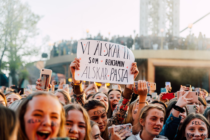 2019-05-16 - Benjamin Ingrosso & Felix Sandman från Gröna Lund, Stockholm