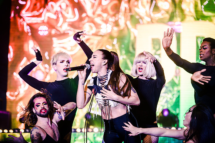 2019-07-31 - Melanie C & Sink The Pink från Stockholm Pride, Stockholm