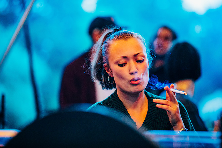2019-08-08 - Johanna Schneider B2B Nico O'Konor från Way Out West, Göteborg