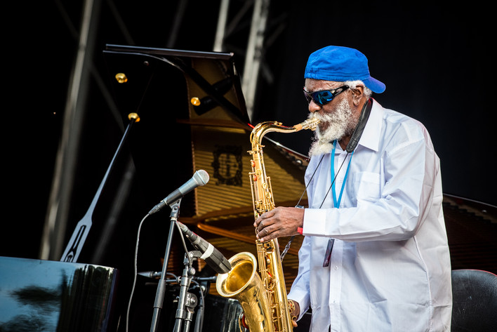 2019-08-09 - Pharoah Sanders från Way Out West, Göteborg