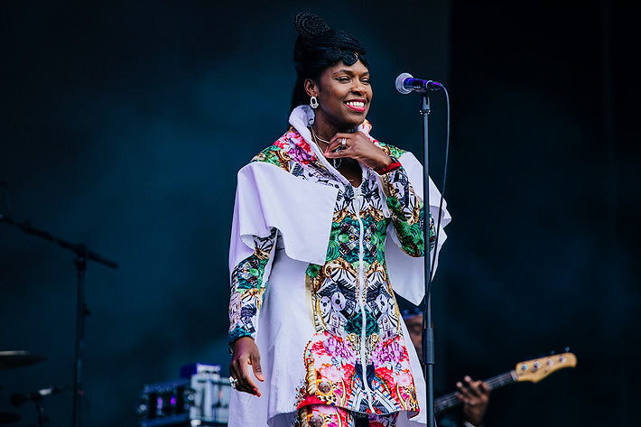2019-08-10 - Ibibio Sound Machine från Way Out West, Göteborg