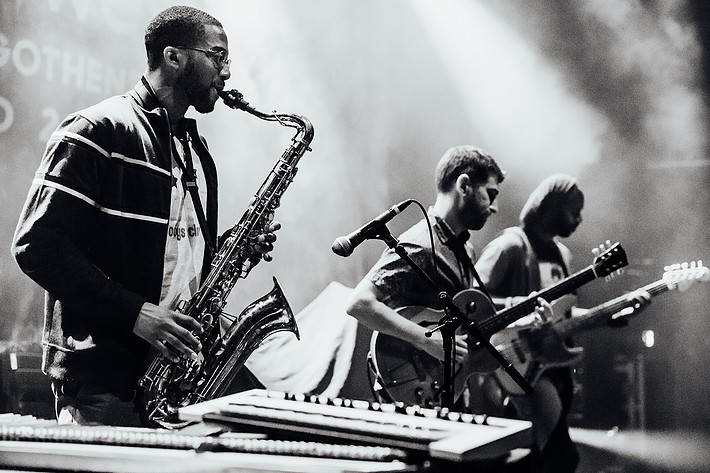 2019-08-10 - Makaya McCraven Trio från Way Out West, Göteborg