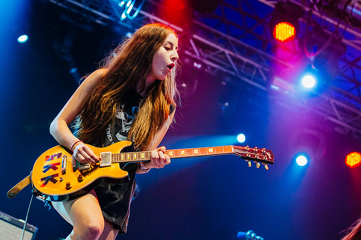 2013-08-09 - Haim från Way Out West, Göteborg