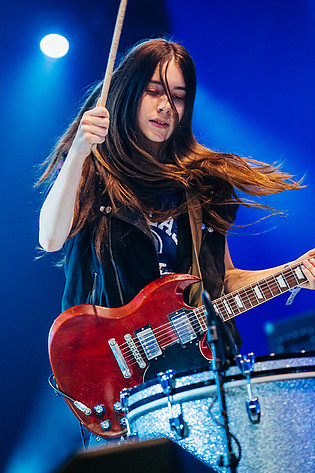 2013-08-09 - Haim från Way Out West, Göteborg