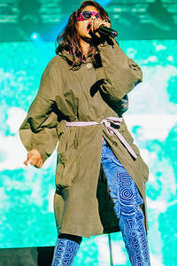 2010-08-13 - M.I.A. från Way Out West, Göteborg