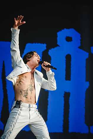 2022-07-01 - Måneskin från Lollapalooza, Stockholm