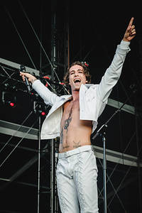2022-07-01 - Måneskin från Lollapalooza, Stockholm