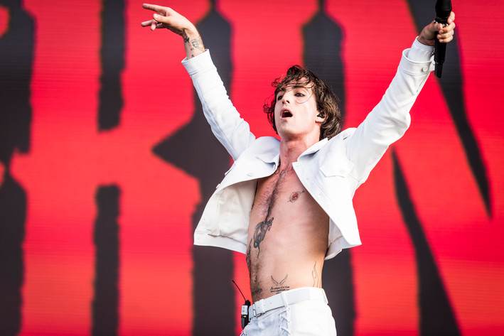 2022-07-01 - Måneskin från Lollapalooza, Stockholm
