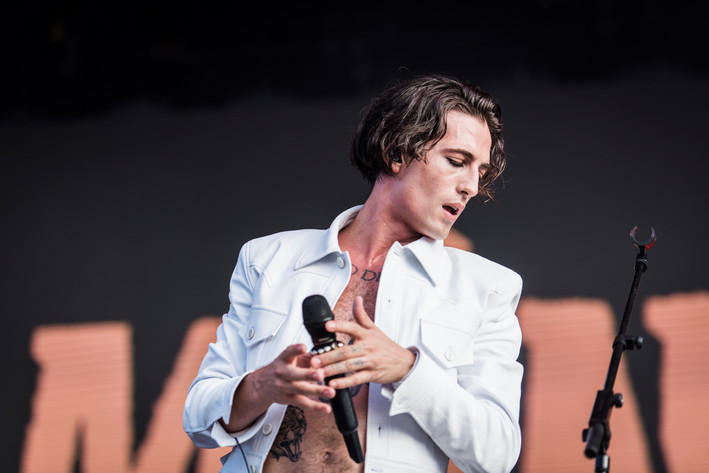 2022-07-01 - Måneskin från Lollapalooza, Stockholm
