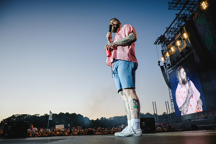 2022-07-02 - Post Malone från Lollapalooza, Stockholm