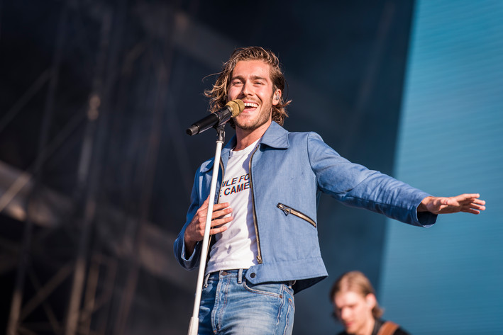 2022-07-02 - Benjamin Ingrosso från Lollapalooza, Stockholm
