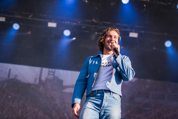 2022-07-02 - Benjamin Ingrosso från Lollapalooza, Stockholm