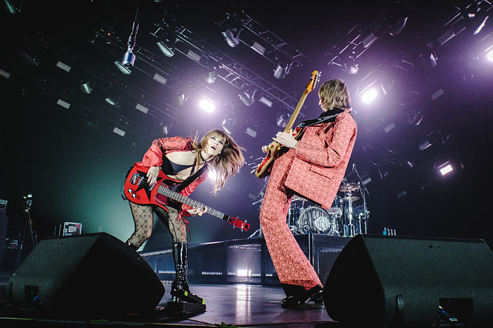 2023-04-26 - Måneskin från Hallenstadion, Zürich
