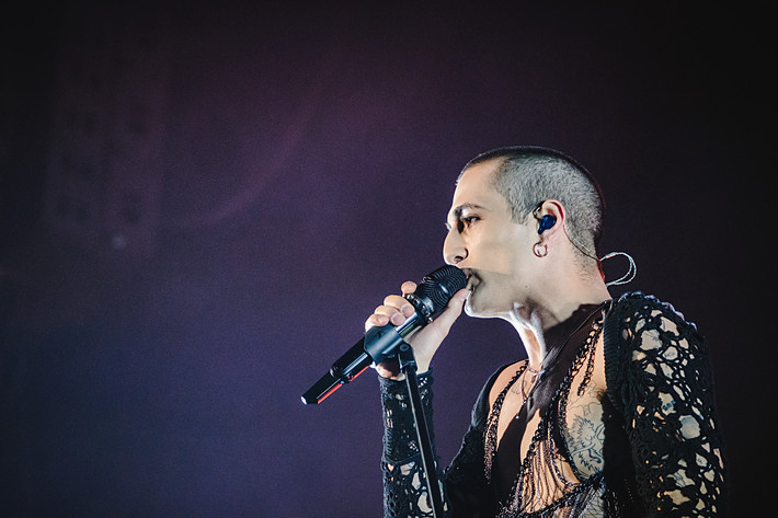 2023-04-26 - Måneskin från Hallenstadion, Zürich