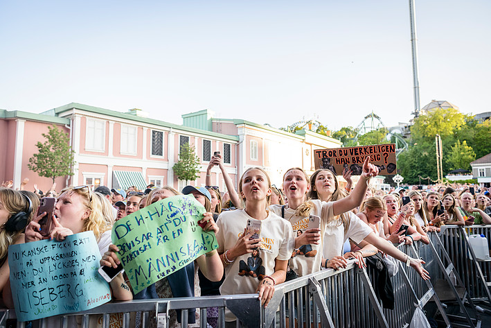 2023-06-10 - Benjamin Ingrosso från Liseberg, Göteborg