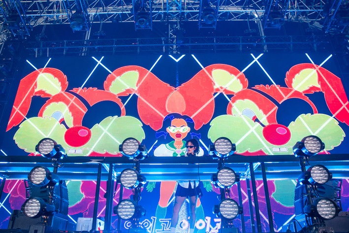 2023-07-01 - Peggy Gou från Lollapalooza, Stockholm