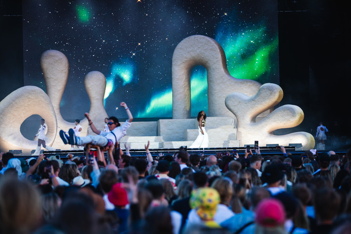 2023-07-01 - Lil Nas X från Lollapalooza, Stockholm