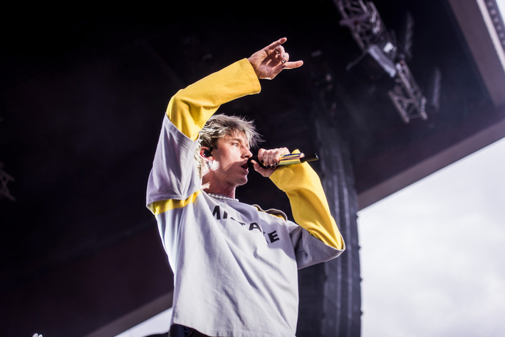 2023-07-12 - Machine Gun Kelly från Gröna Lund, Stockholm