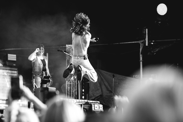 2023-07-14 - Benjamin Ingrosso från Olympia Stage, Helsingborg